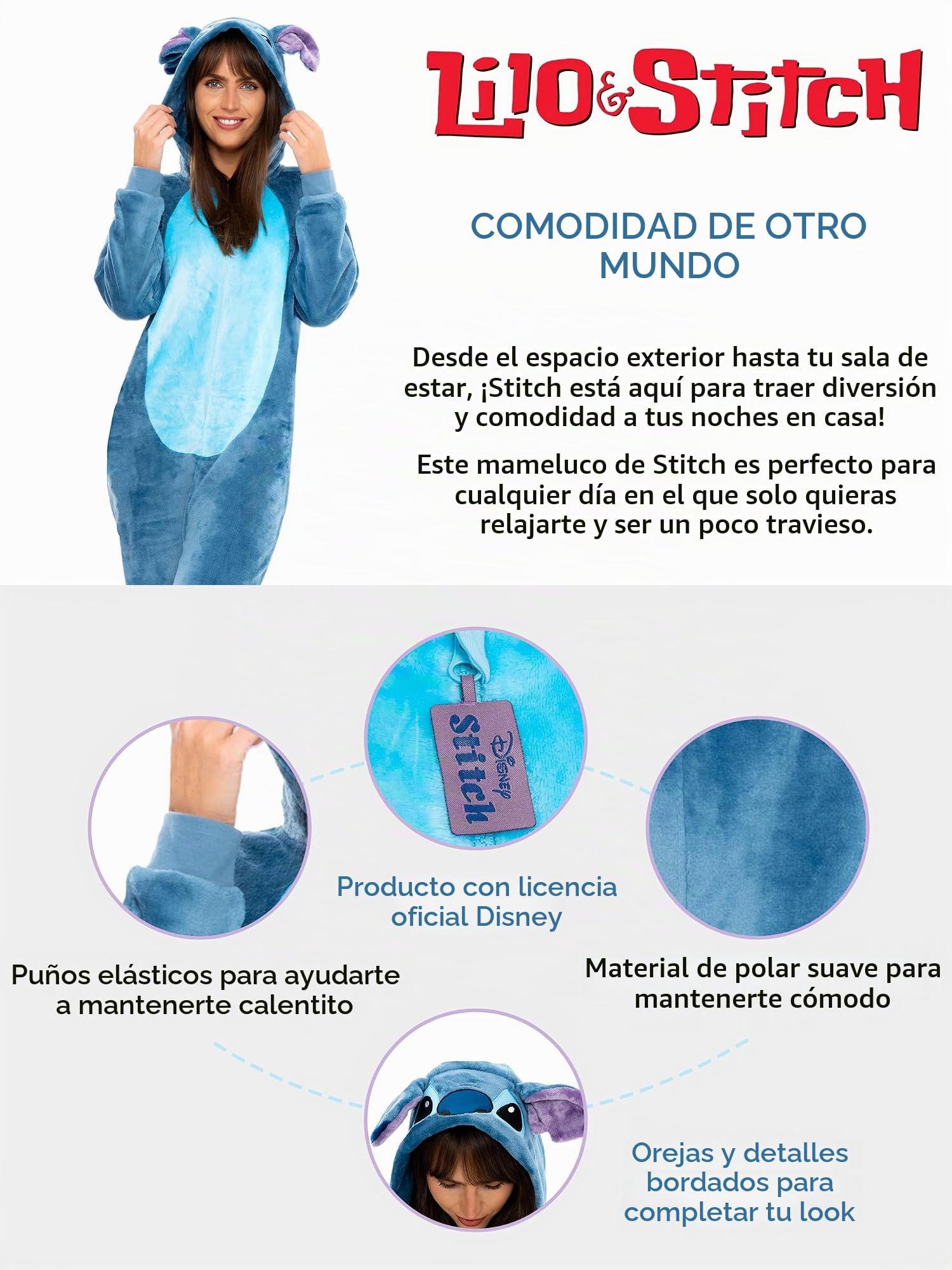 Disney Onesie para Mujer Lilo & Stitch
