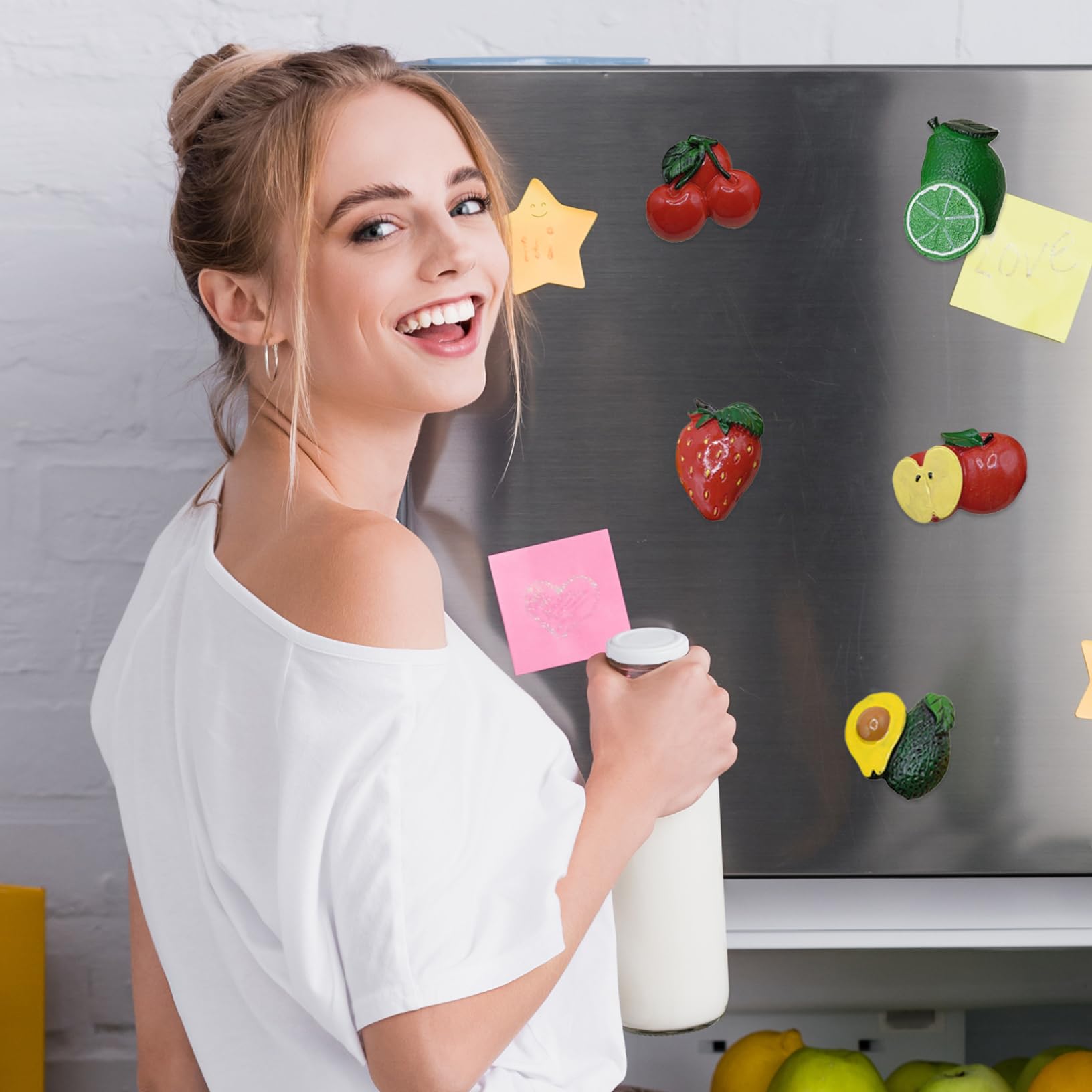 30 Pièces Aimant Frigo, Klimt Magnet Frigo Tableau Magnétique