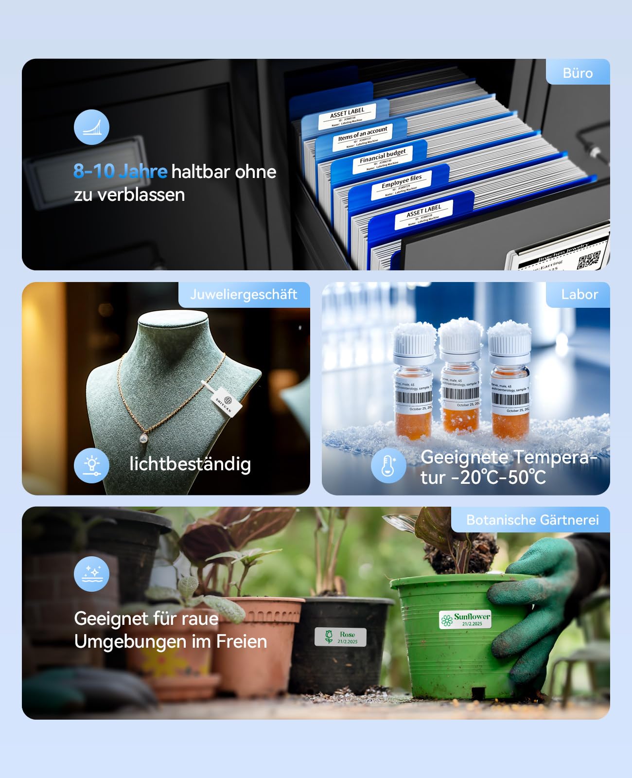 NIIMBOT N1 Etikettendrucker, B18 Upgrade Selbstklebendes Etikettiergerät Beschriftungsgerät, Tragbarer Thermotransfer Label Printer Farbdruck Etiketten nterstützt das Drucken von Geschenkbändern