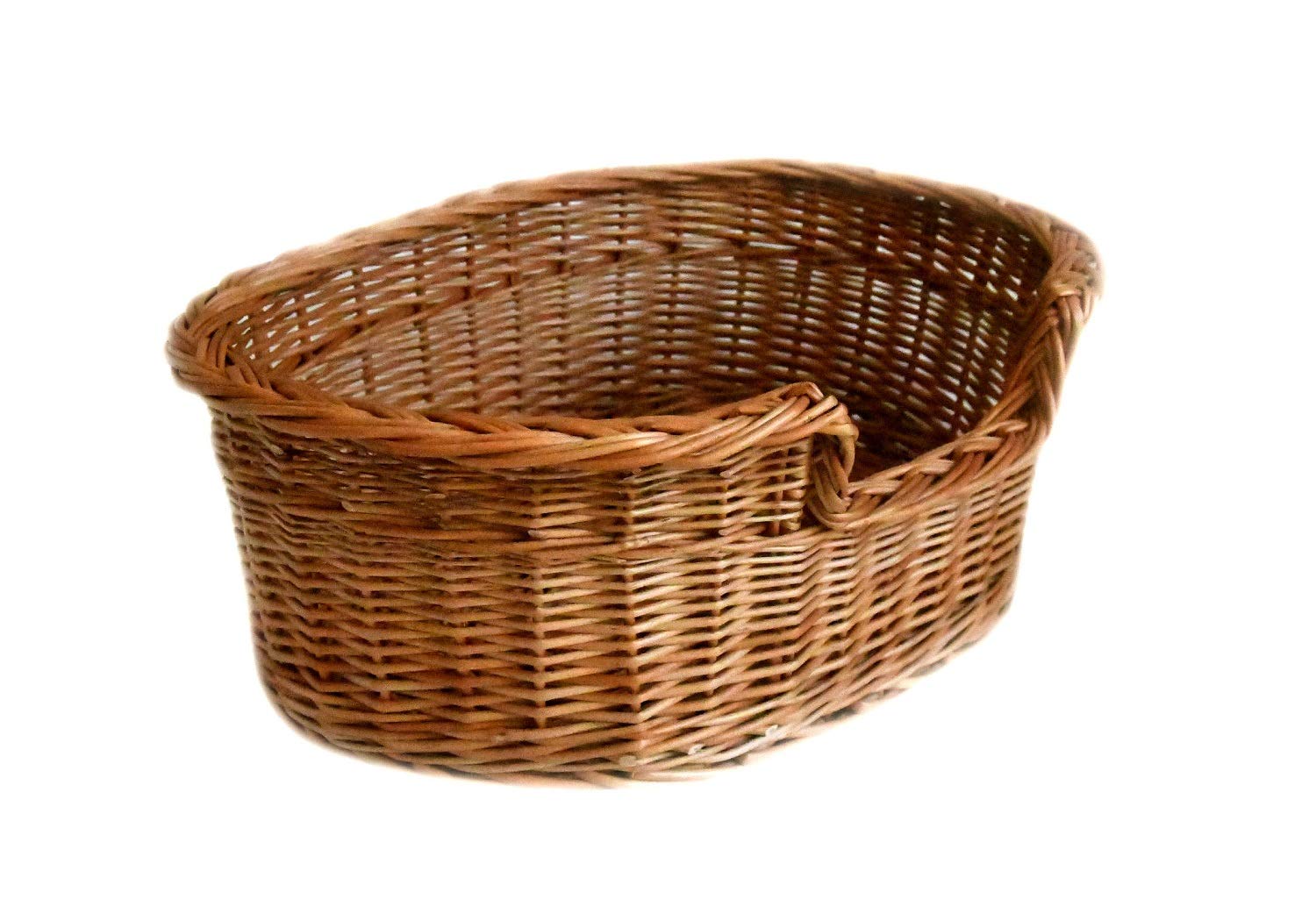Cuccia per gatti, cuccia per cani, in vimini, cestino per animali domestici, K5-100-3 (larghezza x profondità x altezza: 50cm/34cm/16cm)