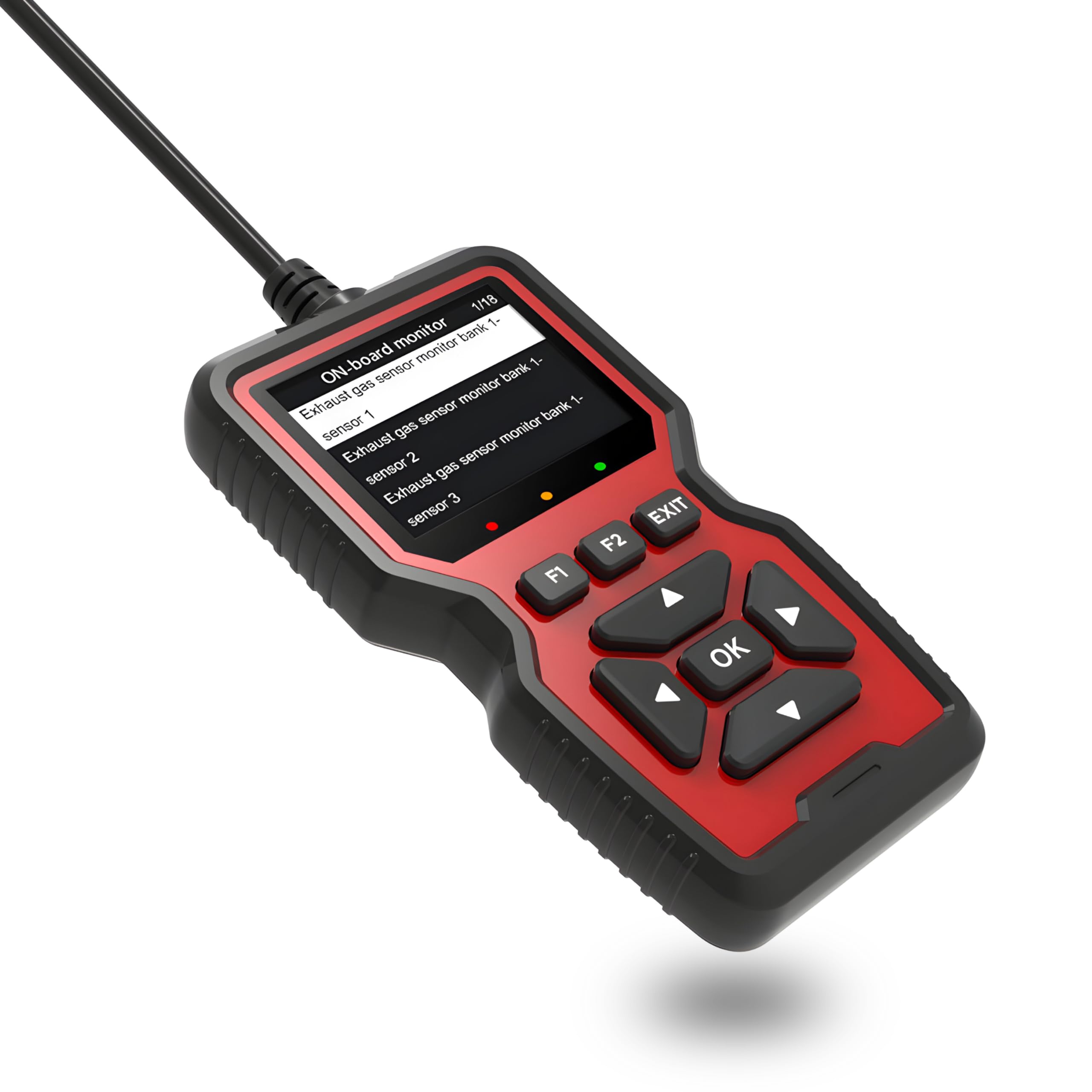 Retoo OBD2 Dispositivo de Diagnóstico Auto Lector, Escáner de Códigos de Error Análisis de Motor, Lector para Vehículos 9–16V, Diagnóstico de Sistema de Vehículo Multilingüe, Lector de Códigos V519