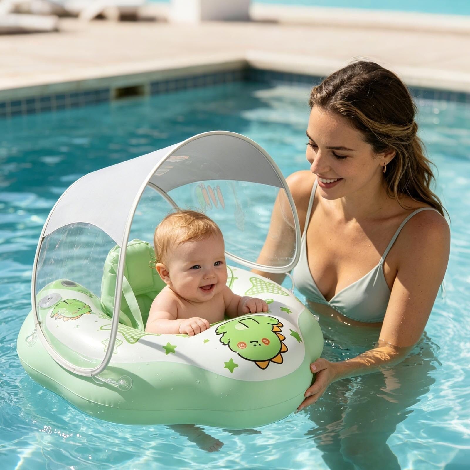 Flotador Piscina Infantil Hinchable con Asiento