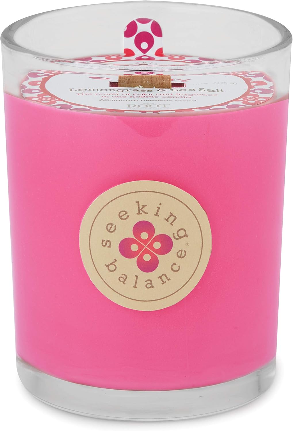 Root Candles Seeking Balance Beeswax Blend Candle, 15Ounce