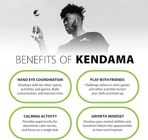 Miniatura 5 de Sweets Kendamas Radar Boost Kendama - Pintura adhesiva, perfecta para principiantes, paquete de regalo de accesorios de cuerda extra (rojo)