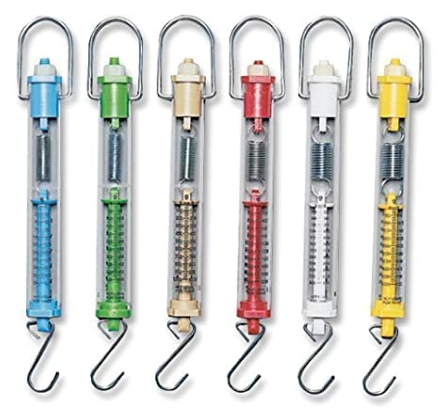 King Mariot Medical Equipments Set of 6 Forcemeter Newton Force Meter Spring Scale Balance High Accuracy for Physics Chemistry Laboratory Experiment Education Demonstration