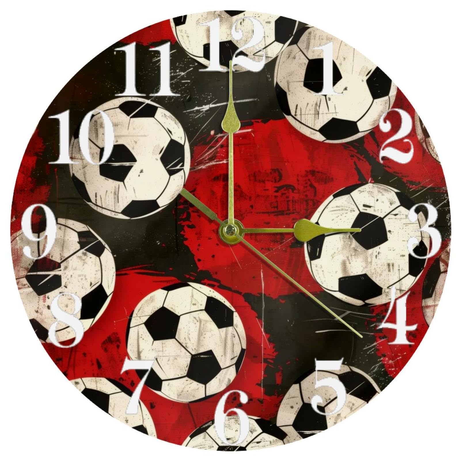 Horloge murale à quartz à mouvement continu pour une précision totale