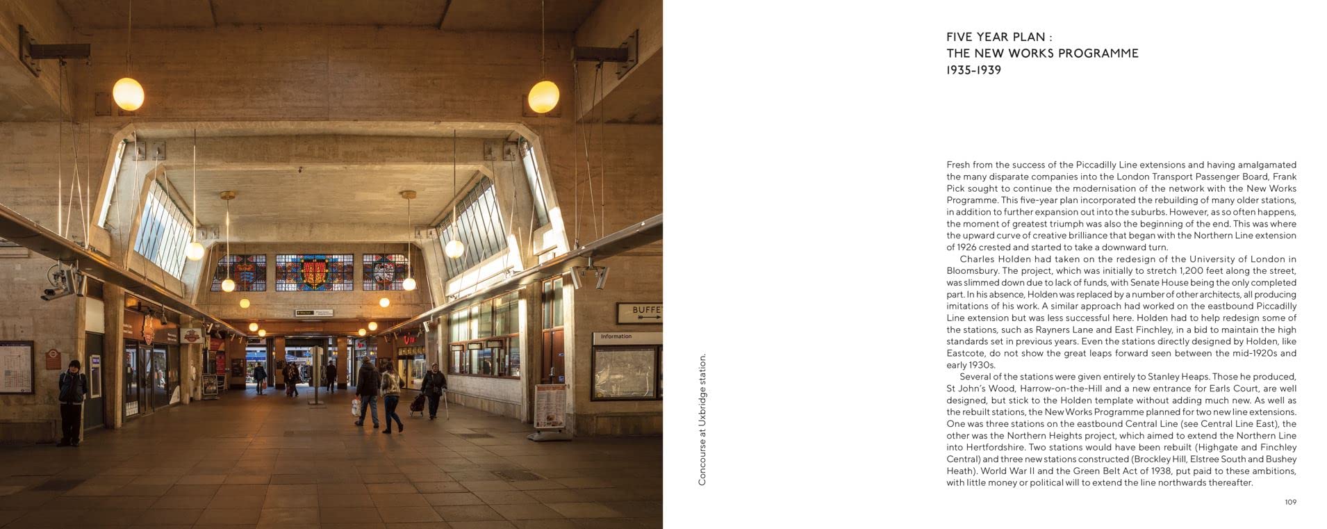London Tube Stations 1924-1961 /anglais
