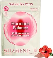 Vista 1 de Milamend Equilibrio Hormonal para Mujeres 40:1 Myo-Inositol D-Chiro Inositol Suplemento + CoQ10, ALA y Aminoácidos – Fertilidad, Apoyo Ovarico