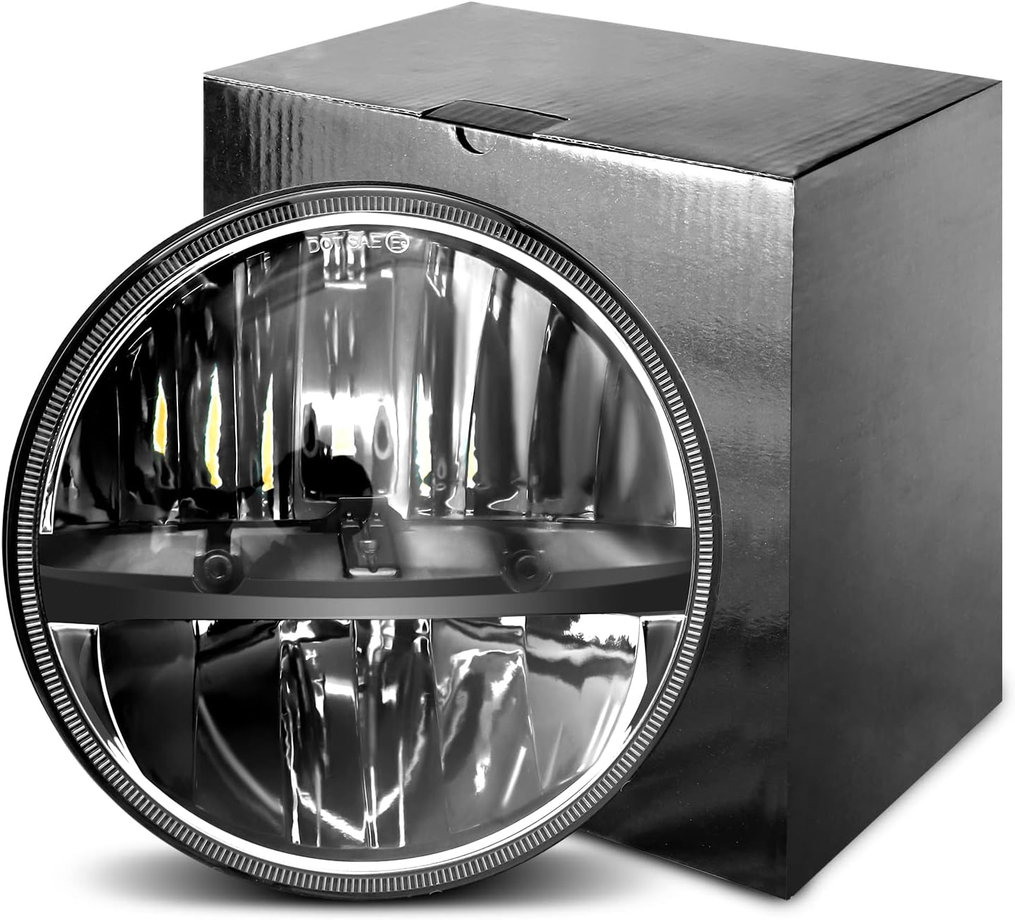 WHDZ 7 Inch Round Led Headlight for Wrangler Cj Jk Tj Motorcycle Offroad Vehicles