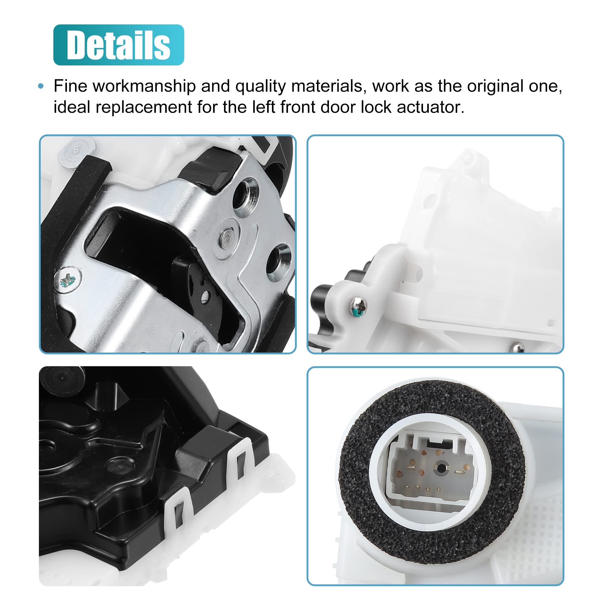 X AUTOHAUX 69040-47060 Left Front Door Lock Actuator Motor for