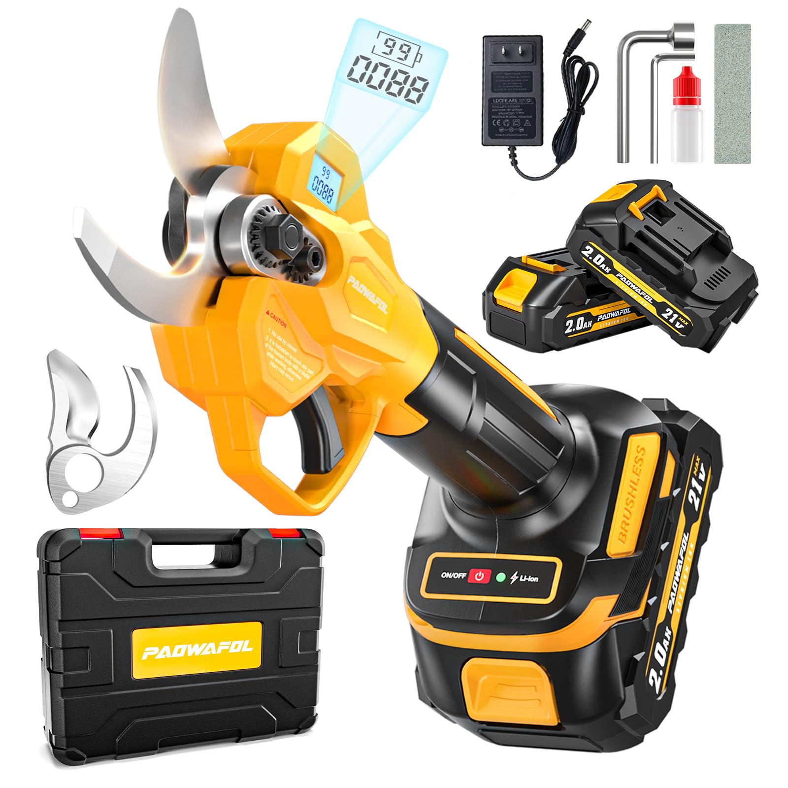 PAOWAFOL 2.05'/52mm Electric Pruning Shears