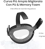 KIWI design K4 Flex Sangle Confort réglable Quest 3/3S, PU sans Batterie | Réglable, anti-pression, dos plat, PU souple, TPU adaptable, pliable, léger, ajustement, sécurité certifiée - 3