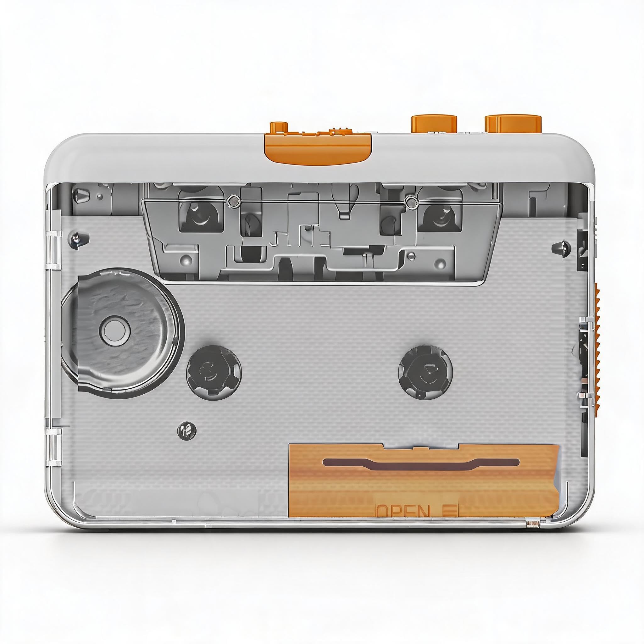 Cassette Tape Player, Cassette to MP3 Converter, Portable Cassette Player Walkman with 3.5mm Headphone Jack & Earphones, Compatible with 2000 XP Vista 7 8 10 Computers-image-33