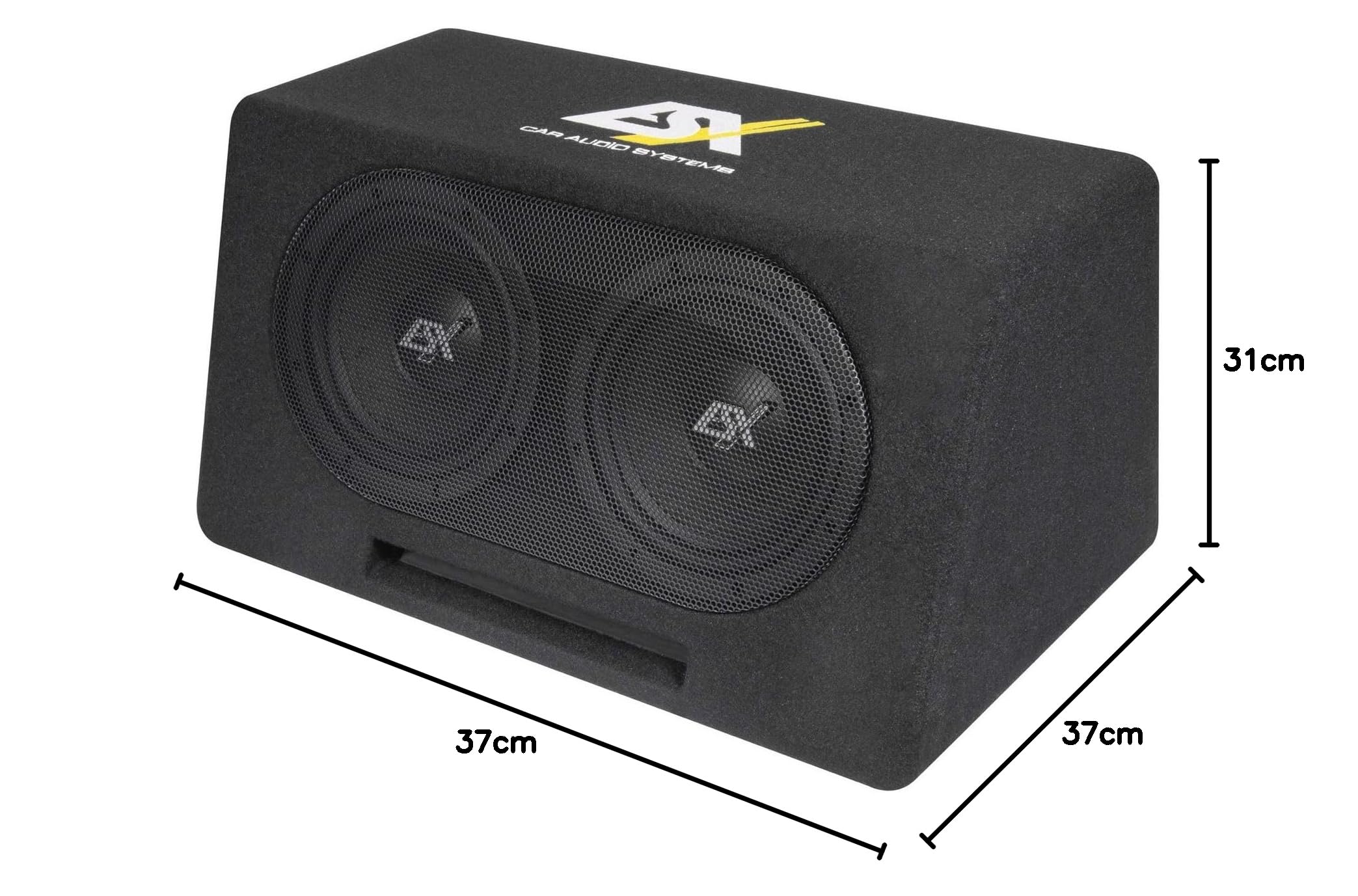 ESX DBX208Q | 2 x 20 cm (8') Dual-Bassreflex Subwoofer Gehäuse System