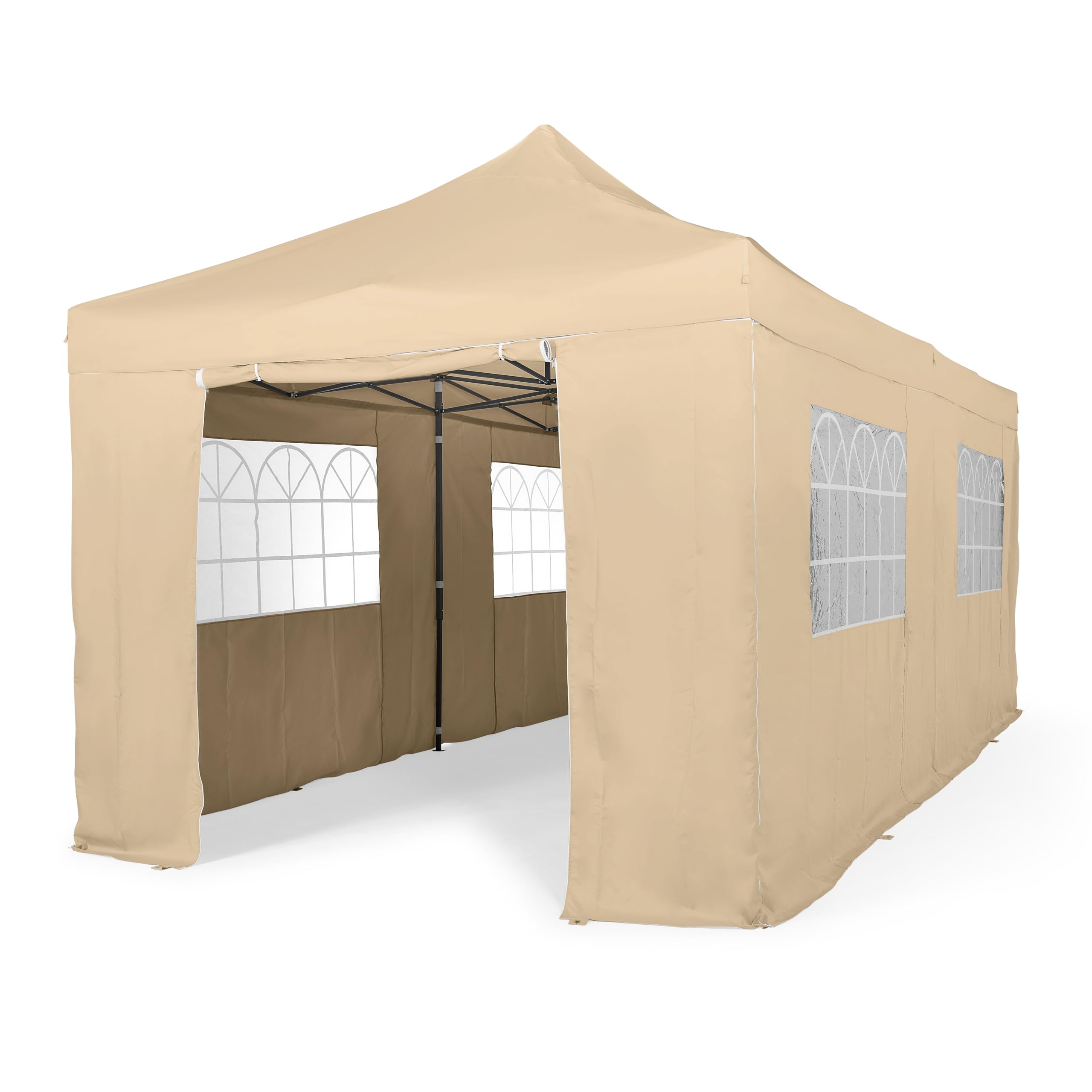All Seasons Gazebos3x6m Waterproof Pop up Gazebo - Beige (Premium Sides)