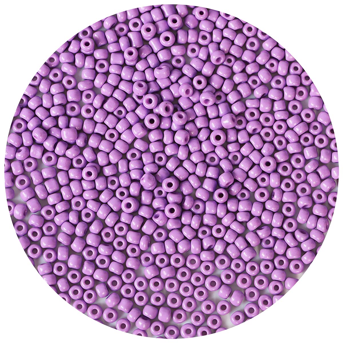 Bala & Fillic – Perline Di Vetro Viola Opaco 4 Mm – 1200 Pezzi Circa – Per Creare Bracciali, Collane E Bigiotteria Fai Da Te