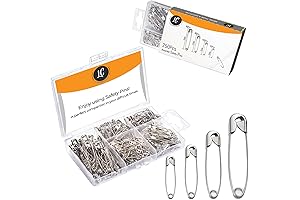 250-Pack Premium Safety Pins by Luxurecourt: Unbeatable Durability and Value for Diverse Uses