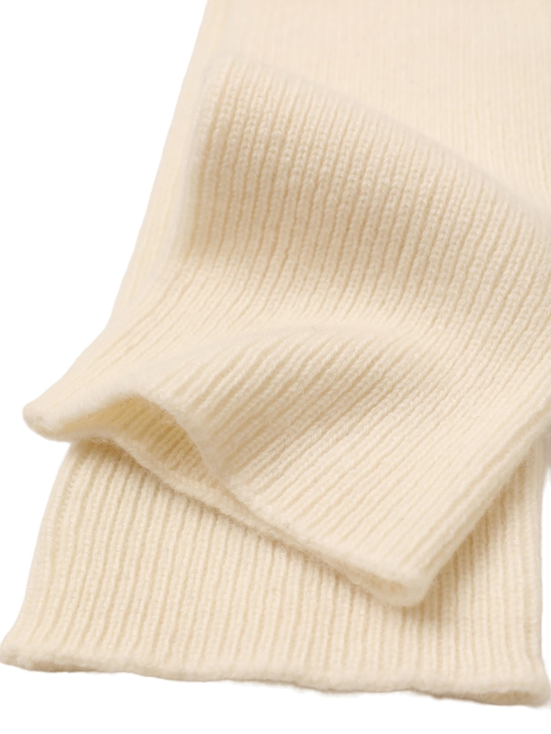 Legginsy damskie w 100% z kaszmiru - eleganckie, miękkie ciepłe getry z siateczki na zimę, do jogi i na co dzień