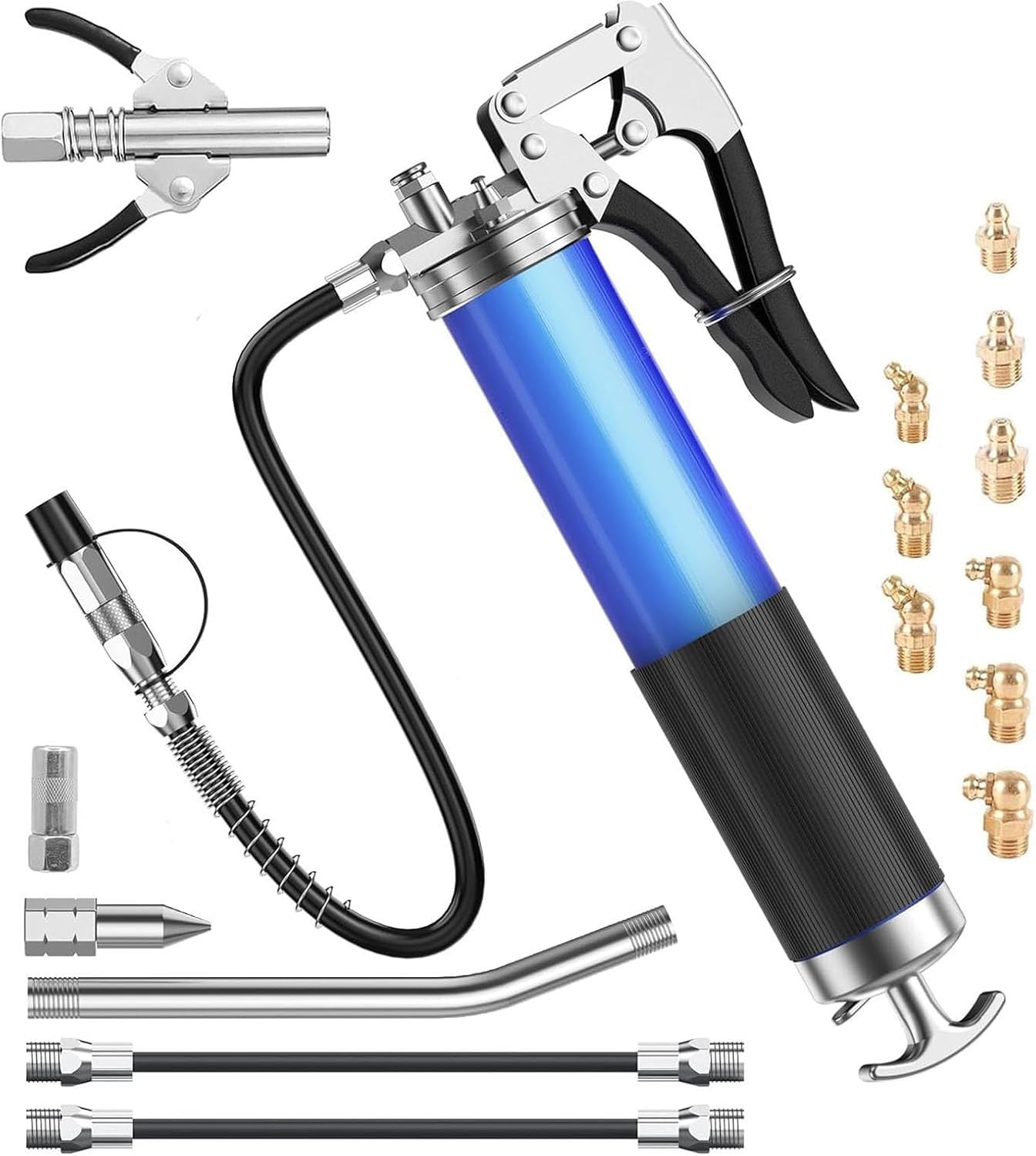 Amazon.co.jp: GOOMAND グリスガンセット 手動式 400cc 大容量8000PSI 