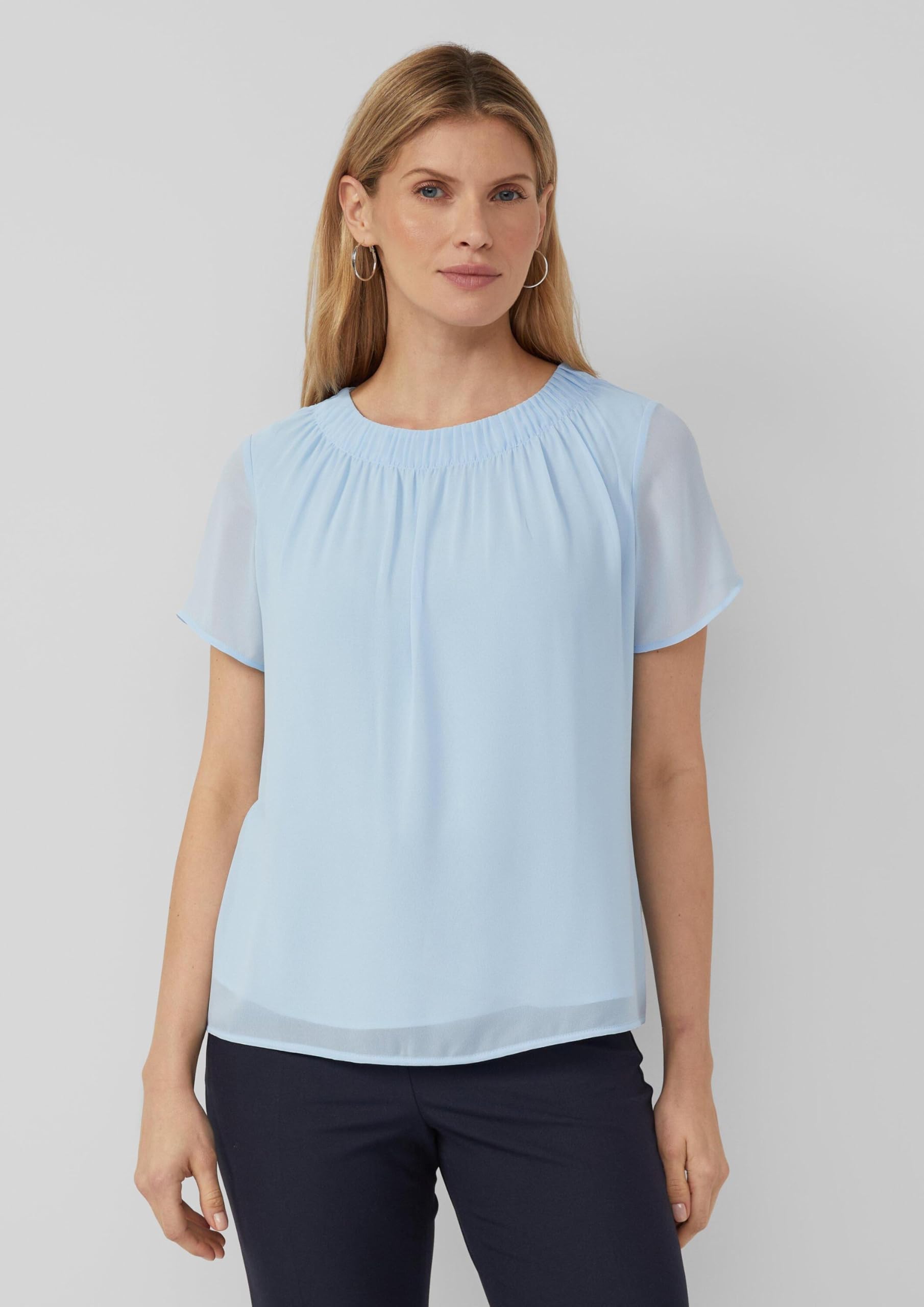 s.Oliver BLACK LABEL Damen Chiffon Bluse