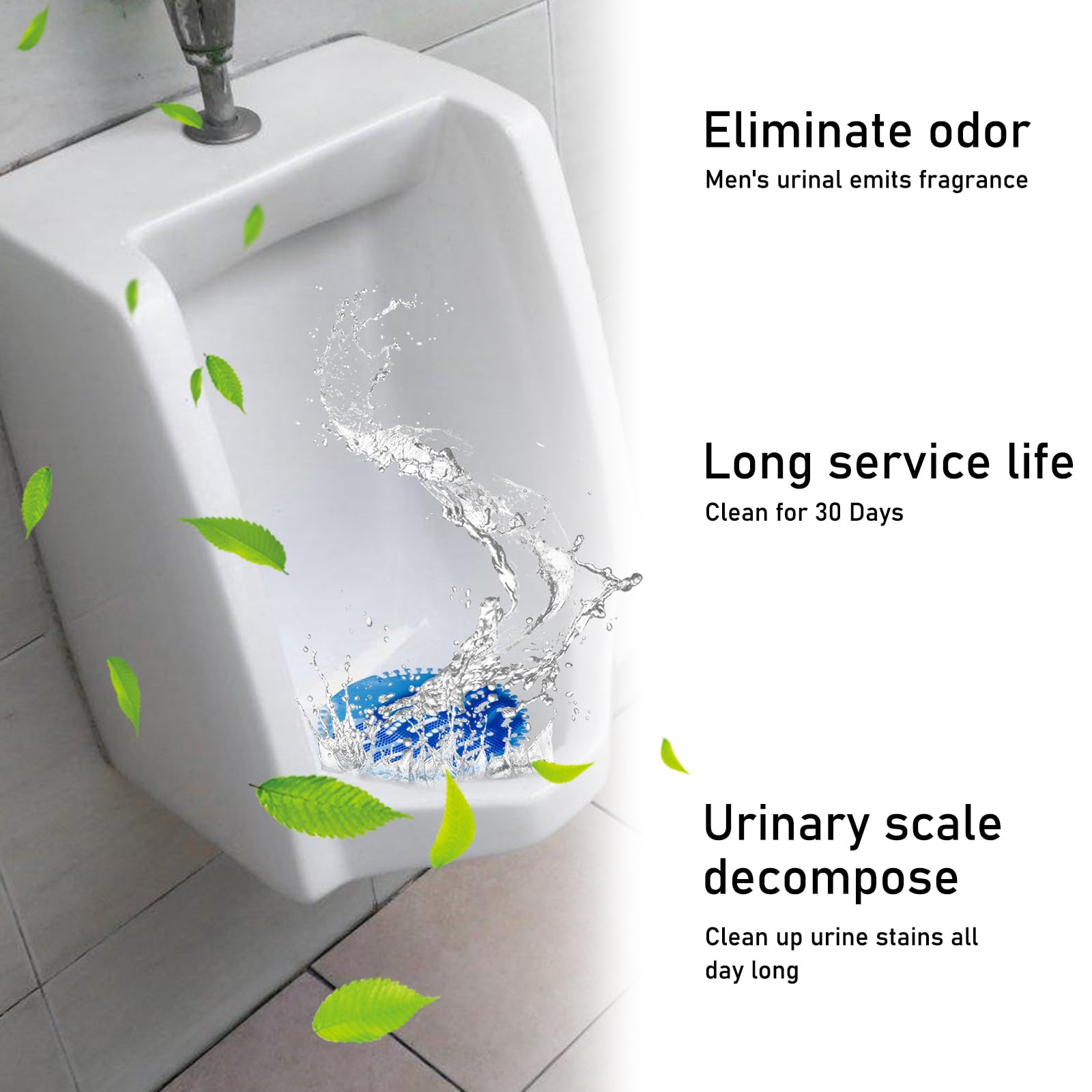 18 filtri per orinatoio con profumo, tappetino per orinatoio, protezione dagli odori per WC, paraspruzzi per uomini, Wc, tappetino per orinatoio, per ogni orinatoio e orinatoio