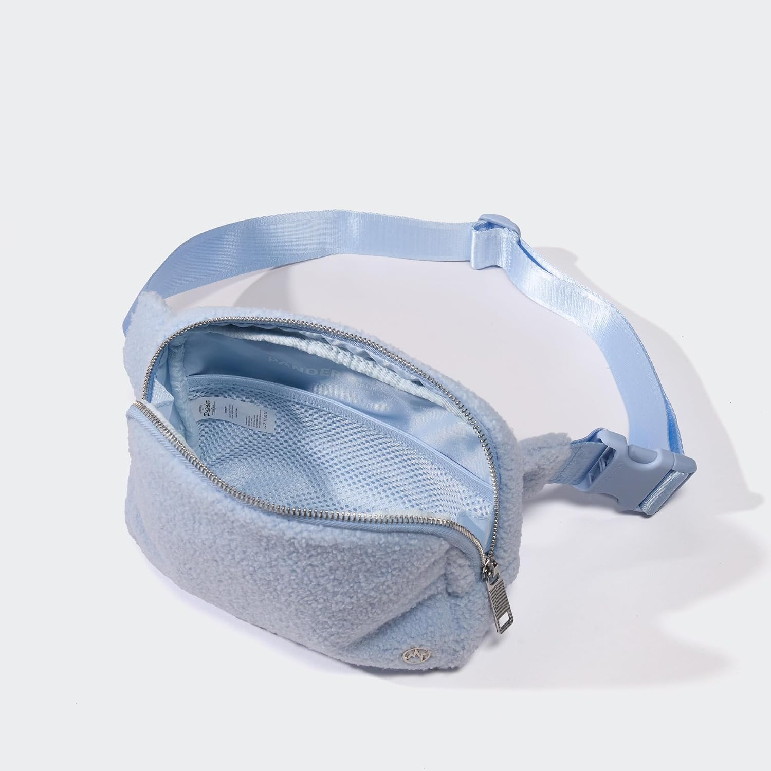 Pander Large 2L Fanny pack Everywhere Fleece Belt Bag for Women and Men with Adjustable strap Belt. (Windmill Blue) - Image 5