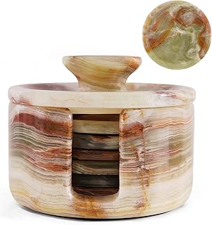 Marble Coasters Set of 6 for Drinks 3.5