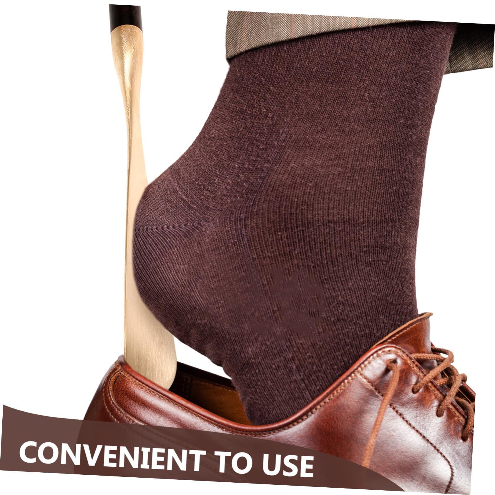 Zerodeko Calzascarpe Estrattore Stivali Maniglia Corna Di Scarpe Corna Per Scarpe Per Le Donne Accessori Per Scarpe Lingua Della Scarpa Cucchiaio Da Scarpe Manico Lungo Rame