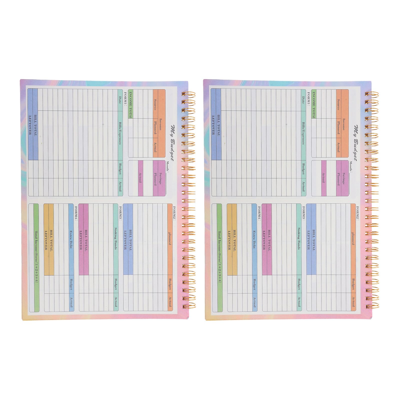 Carnet de suivi des dépenses B5 format portable WOONEKY - 8