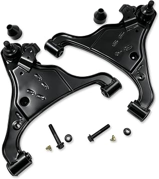 Front Lower Control Arm with Ball Joint Pair, Compatible with 2005-2023 Nissan Frontier, 2005-2015 Xterra, 2005-2012 Pathfinder, 2009-2012 Suzuki Equator, Replaces K620371 K620372 K620173