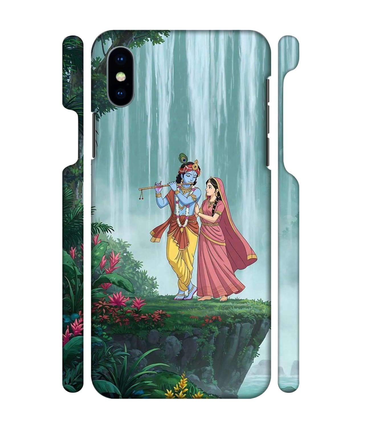 3D Printed ‘ Baby Radha Krishan ‘ Mobile Back Cover & Case Design for iPhone-X -D034