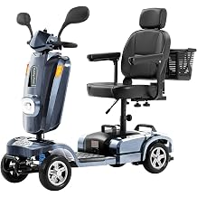 Ecomobi 20/30-Mile Heavy Duty Mobility Scooter, 450 lb, All Terrain