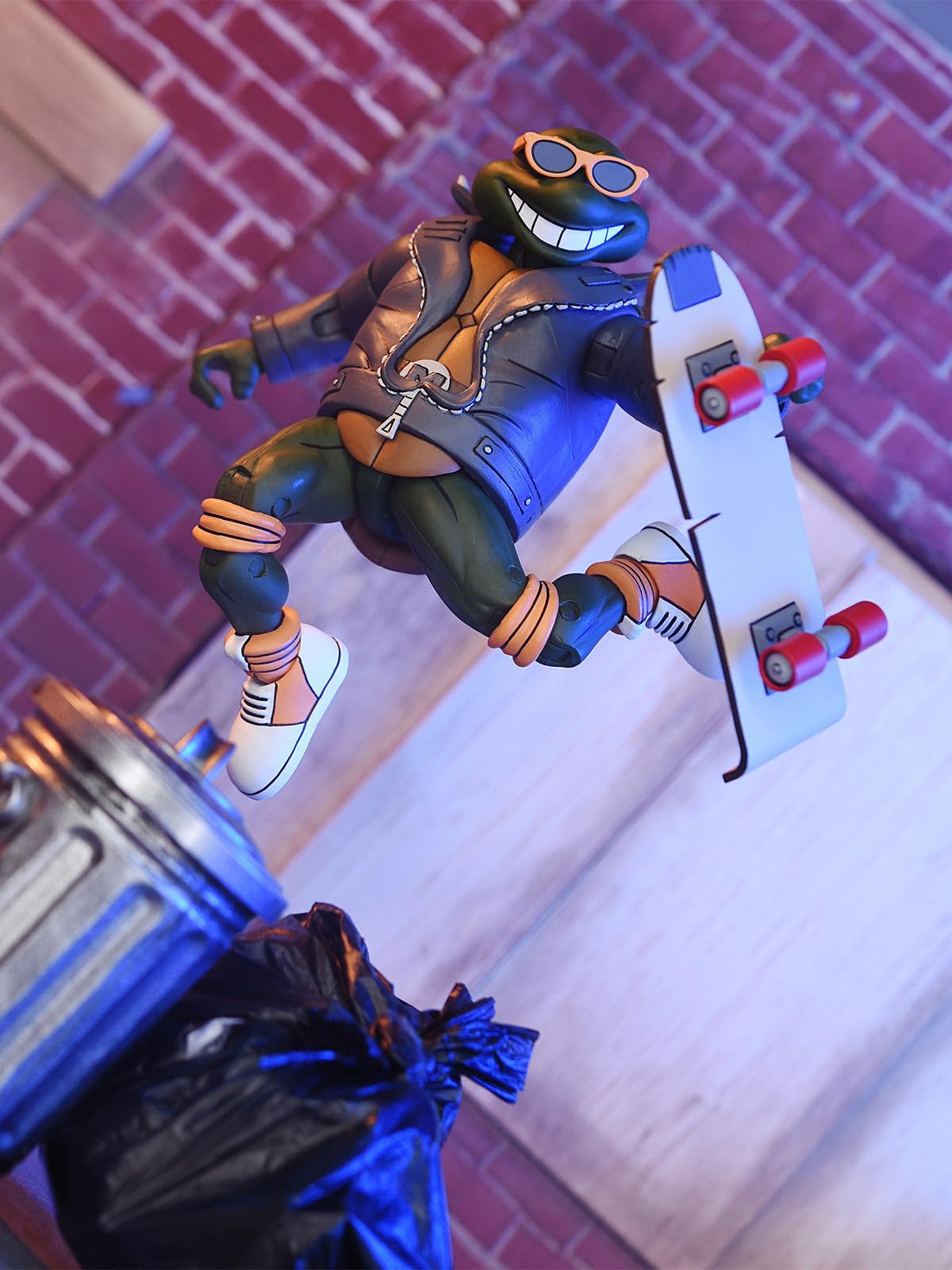 Pack 4 Figuras Acción Tortugas Ninja Punk 18Cm
