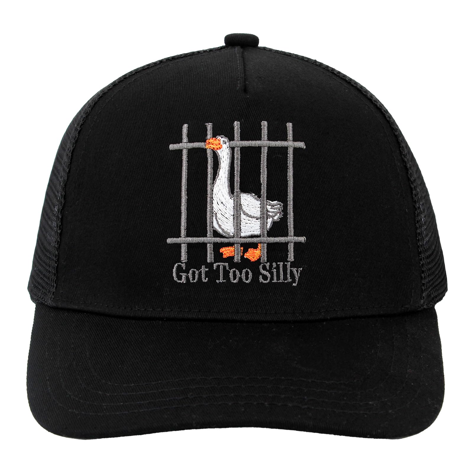 Unisex Trucker Adjustable Mesh Baseball Cap Dad Hat for Men Women Breathable Mesh Side with Stainless Steel Cap Buckle