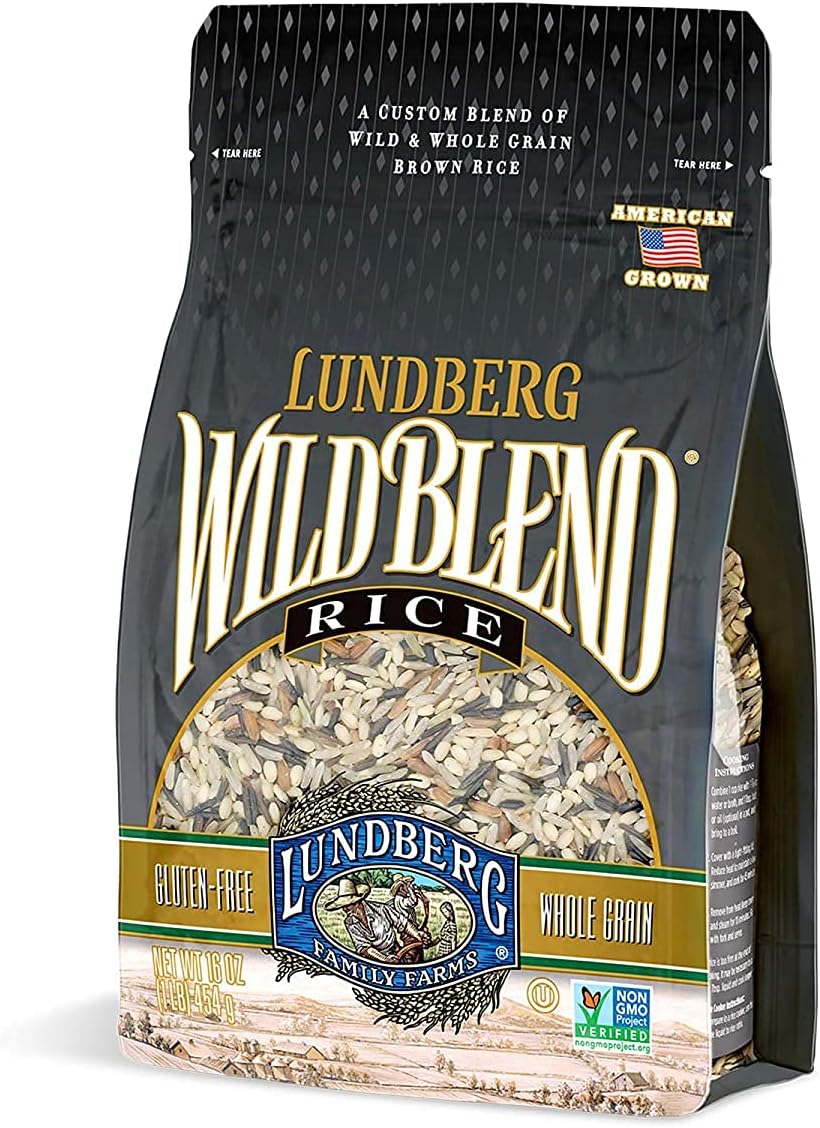 Lundberg Wild Blend Rice 16oz (Pack of one) Grocery & Gourmet Food