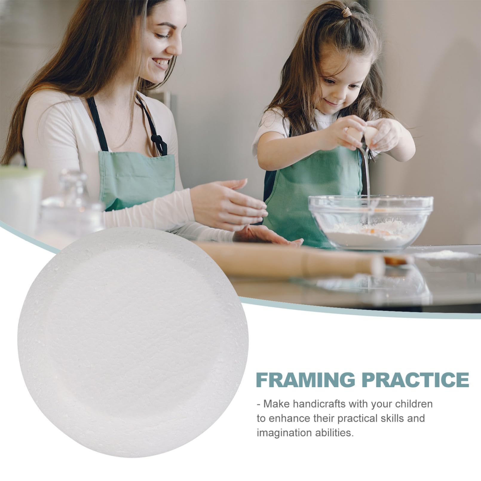 Modèle de Faux Gâteau Européen en Écume 1 Pièce pour Décoration