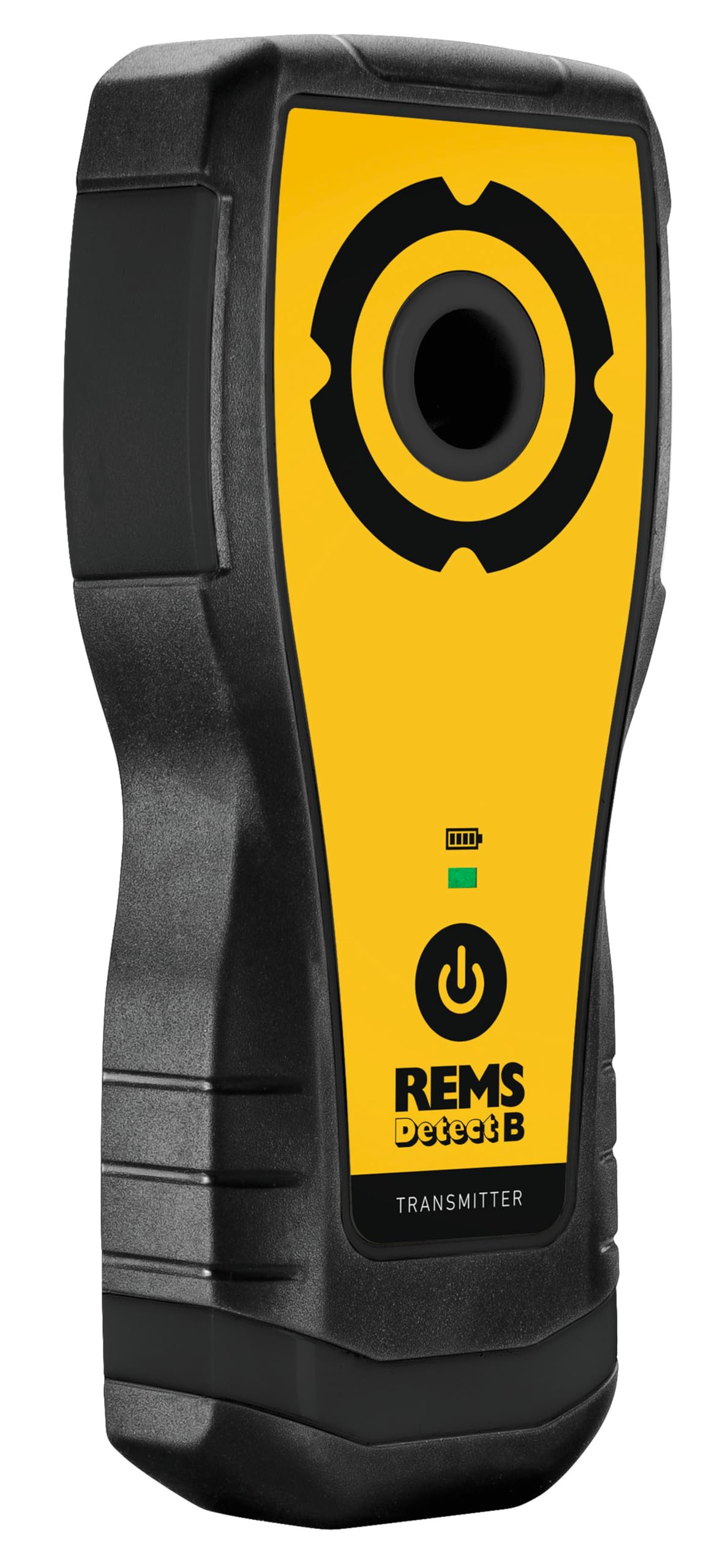 REMS Detect B 182100 R5 - Set (dispositivo di localizzazione del punto centrale, navigazione acustica e ottica, tecnologia LED, punta di allineamento e posizionamento, in valigetta stabile)