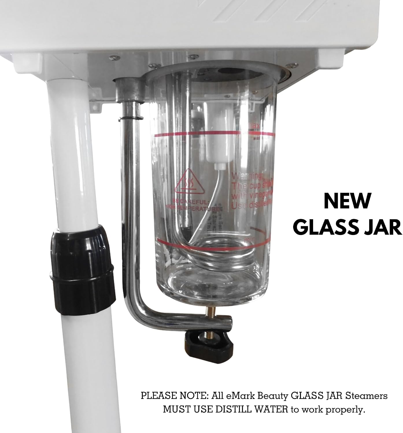 Facial Steamer Ozone Aromatherapy & Herbal Skin Care Therapy with a Glass Jar TLC-4001