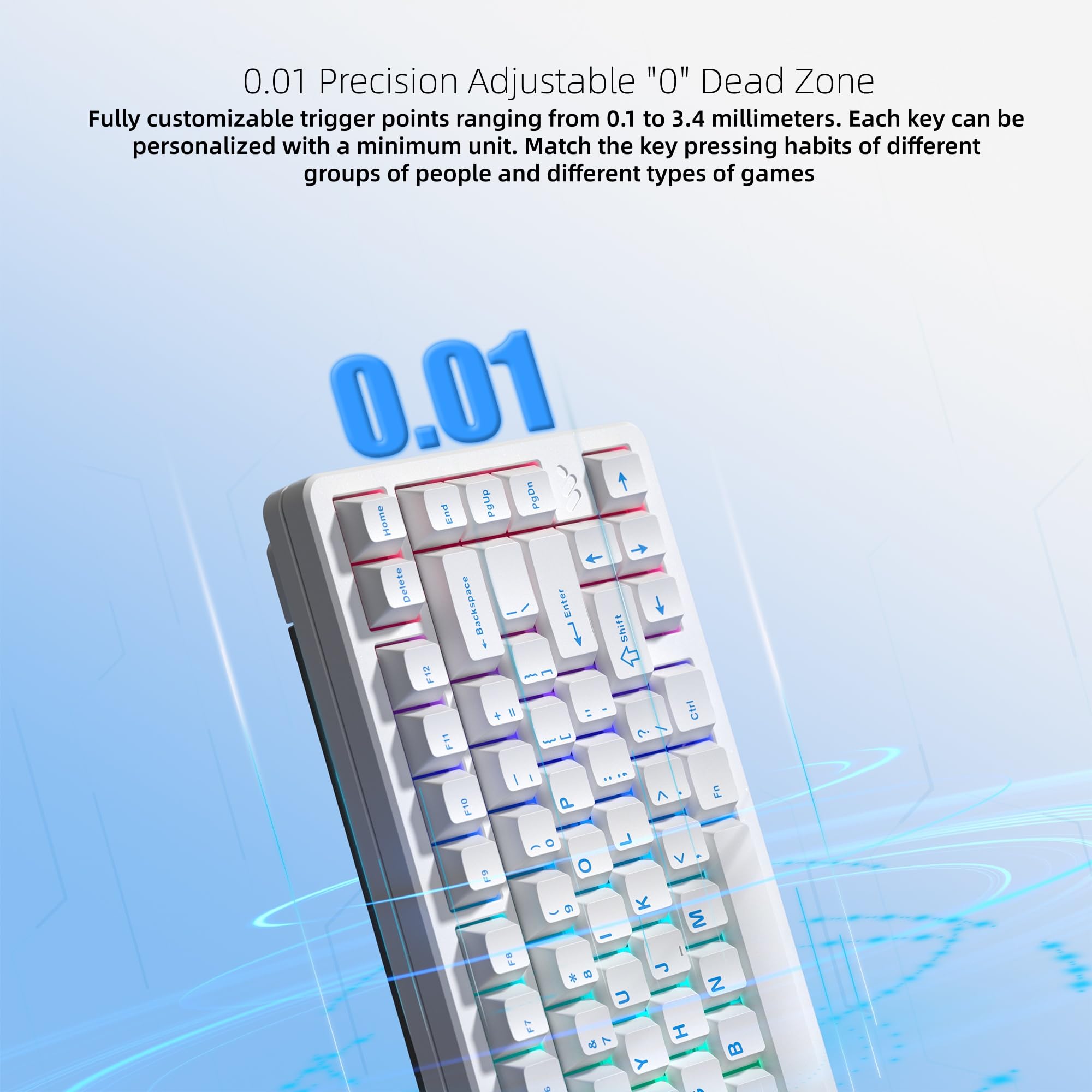Amazon.com: Womier SK75 TMR Keyboard Gaming 75% Hall Effec