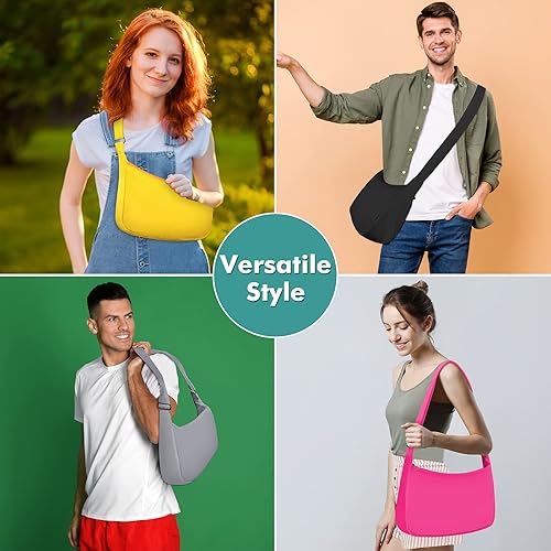 Miniatura 5 de LLYWCM Crossbody Bags for Women Men - Sling Bag - Crescent bag Nylon Crossbody Bags - Belt Bag Cross Body Fanny Pack