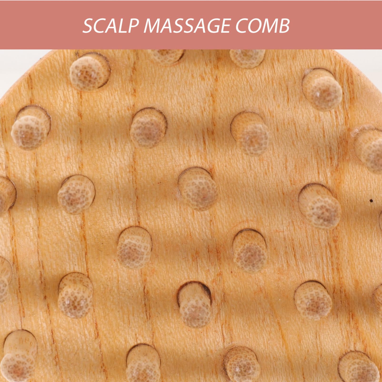 COLLBATH 2 Stück Kopfhaut Aus Holz – Statisch Bequem Für Multifunktionales Massagewerkzeug