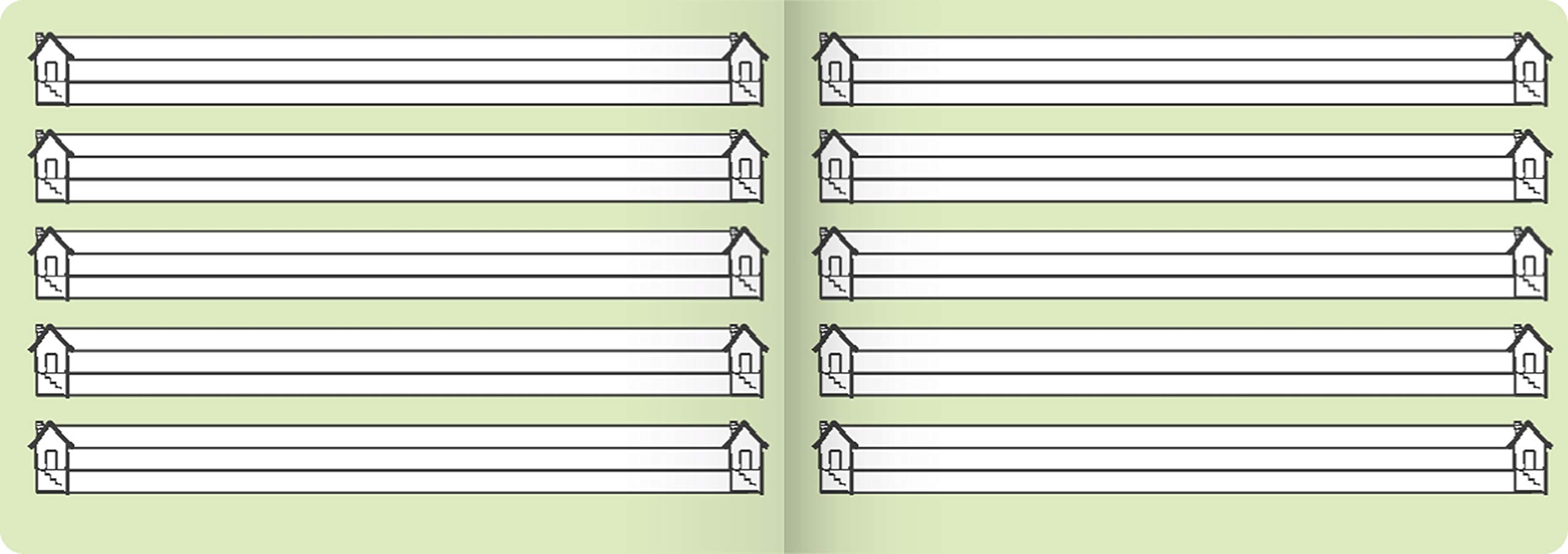 Brunnen Learning to Write Exercise Book (Pack of 4) Lin. 0 - Image 3