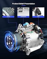 Vista 137 de ECCPP Compresor de CA 1997-2003 apto para Mitsubishi Montero Sport 3.0L 1999-2004 para Mitsubishi Montero Sport 3.5L Compresor de aire acondicionado