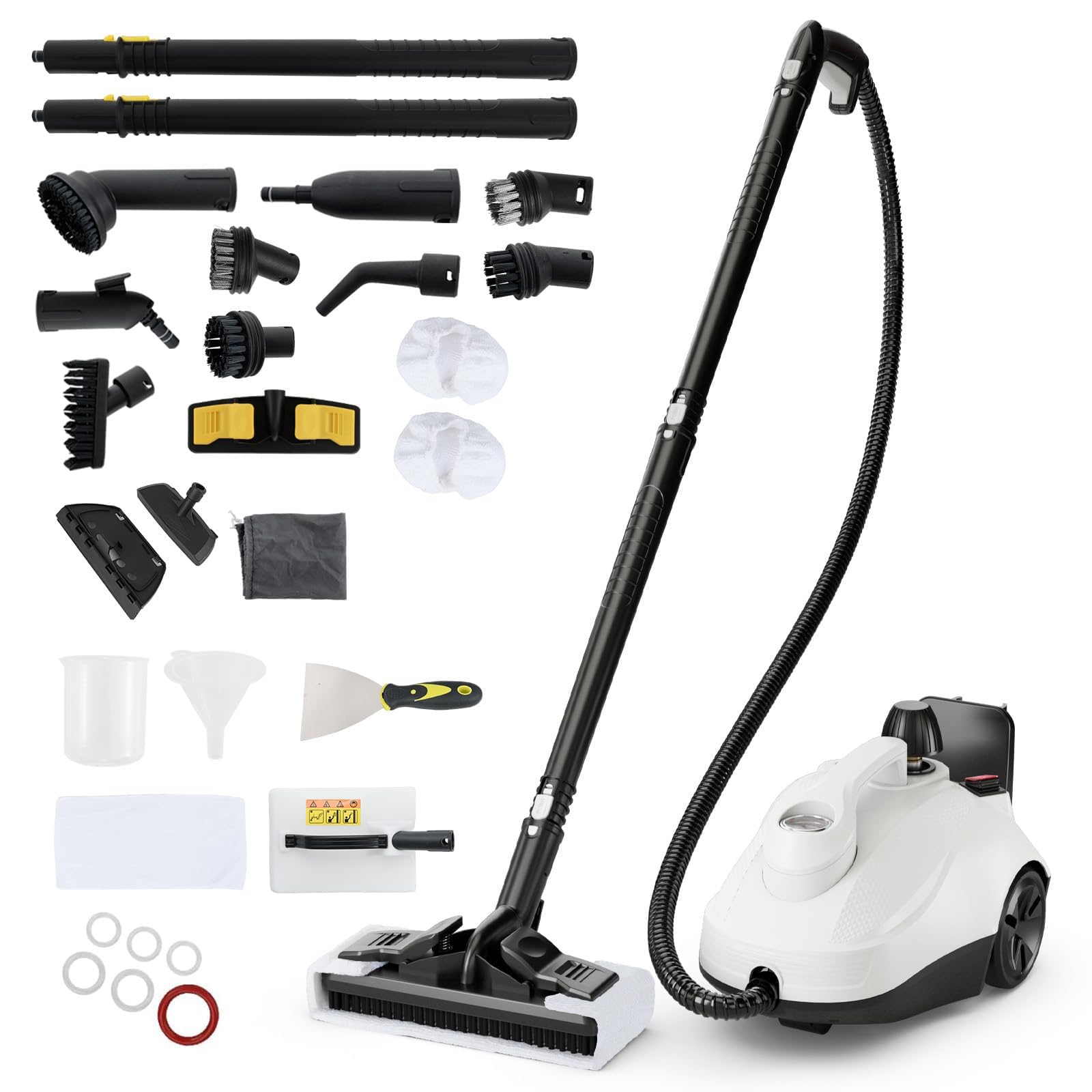 Pulitore A Vapore Multifunzione Igienizzante Per Superfici E Tessuti 1050w Vaporoso Green 88643599