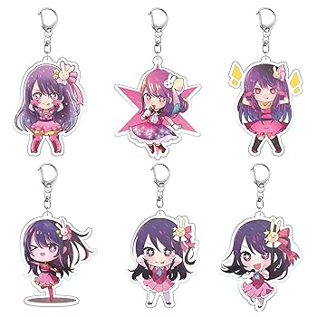 Amazon.co.jp: [HarnyLoom] キーホルダー 推し 人気アニメ
