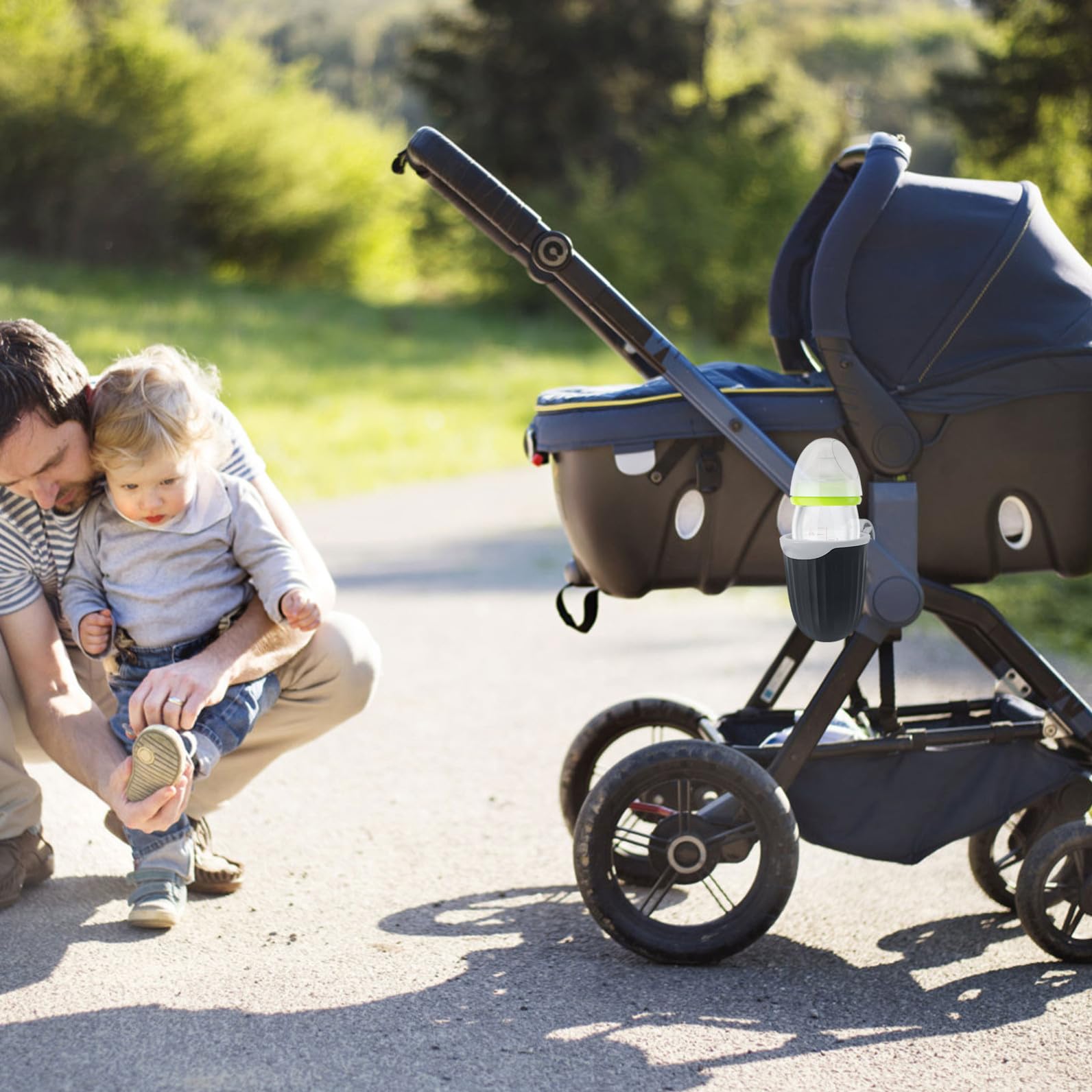 UPKOCH 2pezzi Portabottiglie Per Passeggini Per e Bottiglie Accessorio Per Mamme e Installazione Facile e