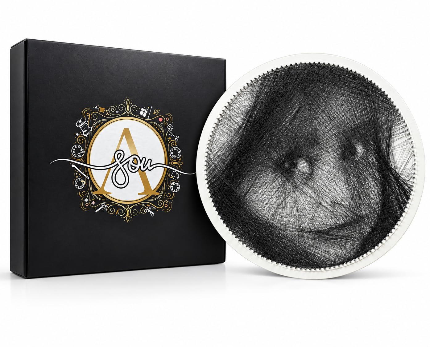 DIY String Art Kit - Personalized Photo Portrait -1