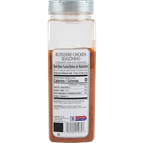 Vista 11 de McCormick Culinary Condimento para pollo asado, 6.5 libras, un recipiente de 6.5 libras de condimento de pollo asado para platos de aves de corral