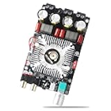 DAJUNGUO ZK-2202 Class D Amplifier Board, TPA3251 Chip, 220W×2 Stereo/350W Bridged (DIP Switch), RCA/AUX/XH2.54-3P Inputs, DC12-36V with Cooling Fan