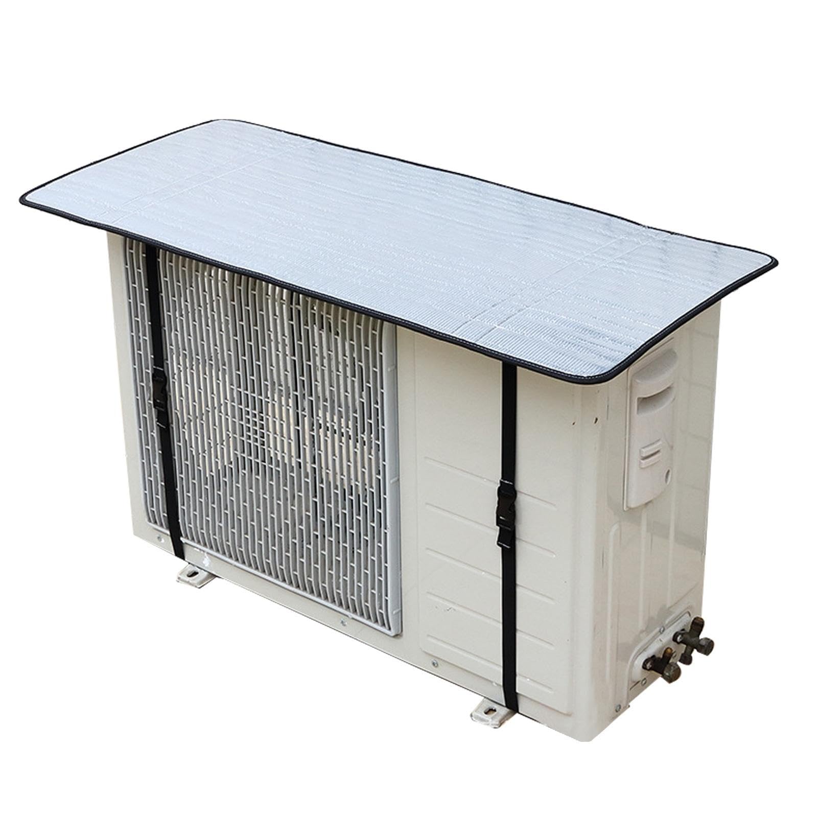 Copertura Per Aria Condizionata Esterna DICAPA - 90x55x30 Cm, Impermeabile | Nero - Foto 6